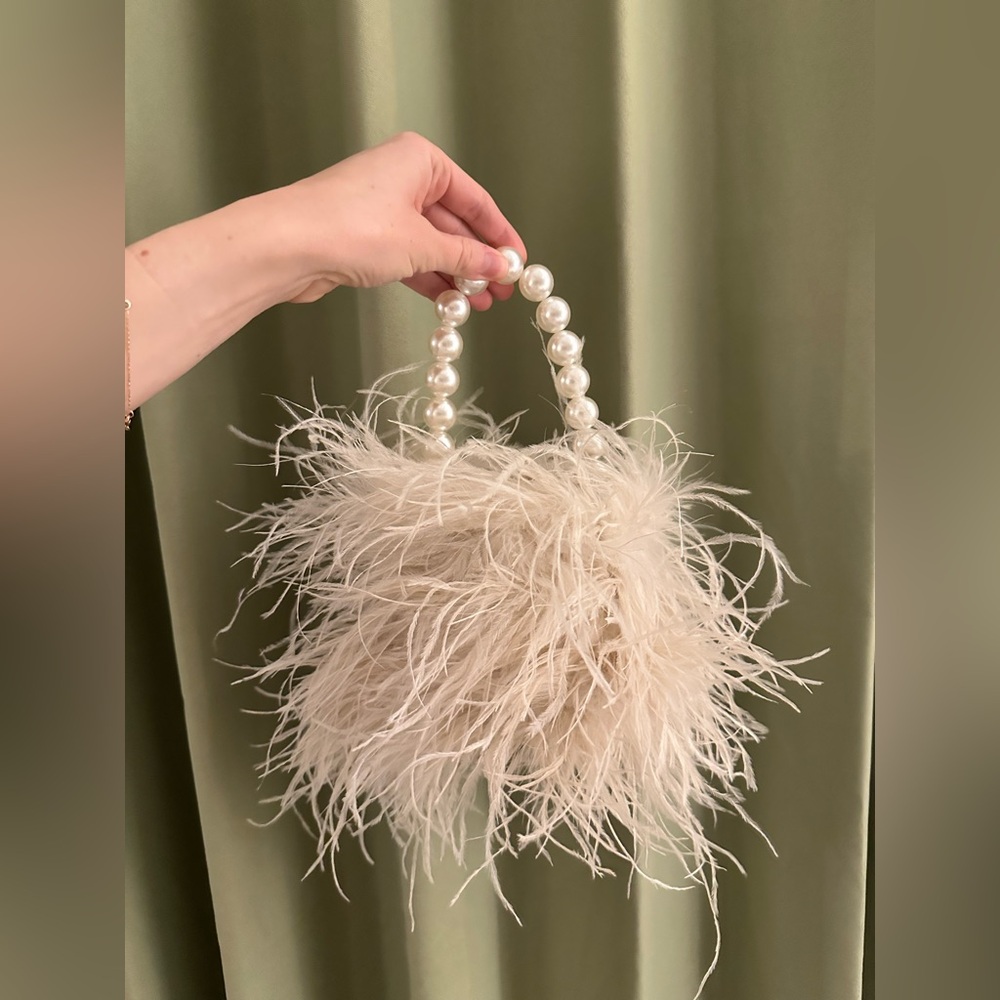 Anthropologie Elene Feather Bag